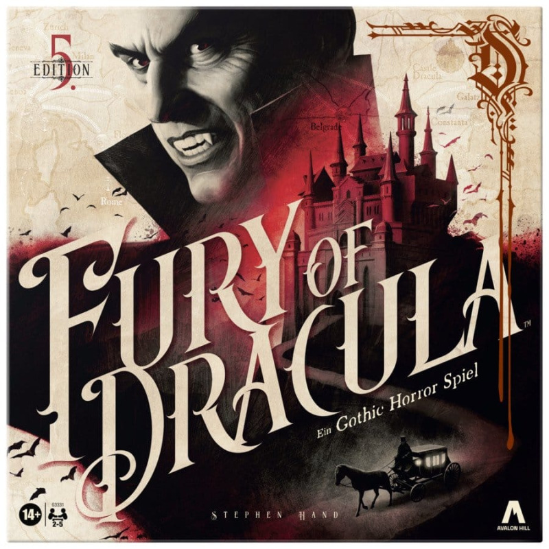 Fury of Dracula Board Game 5th Edition *German Version* 7