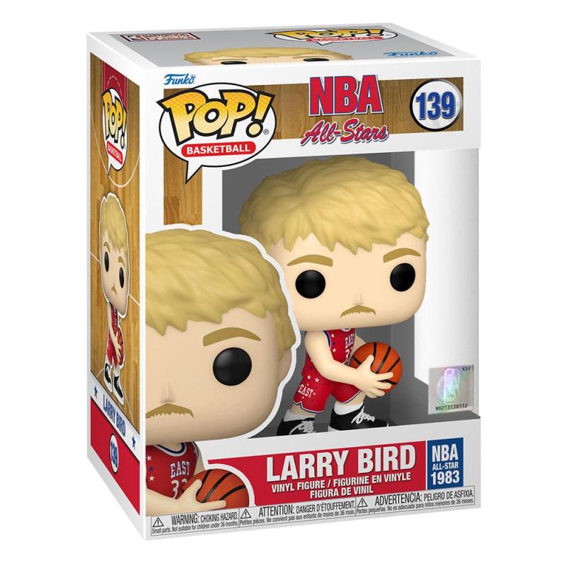 NBA Legends POP! Basketball Vinyl Figure Larry Bird (Red All Star Uni 1983) 9 cm 1