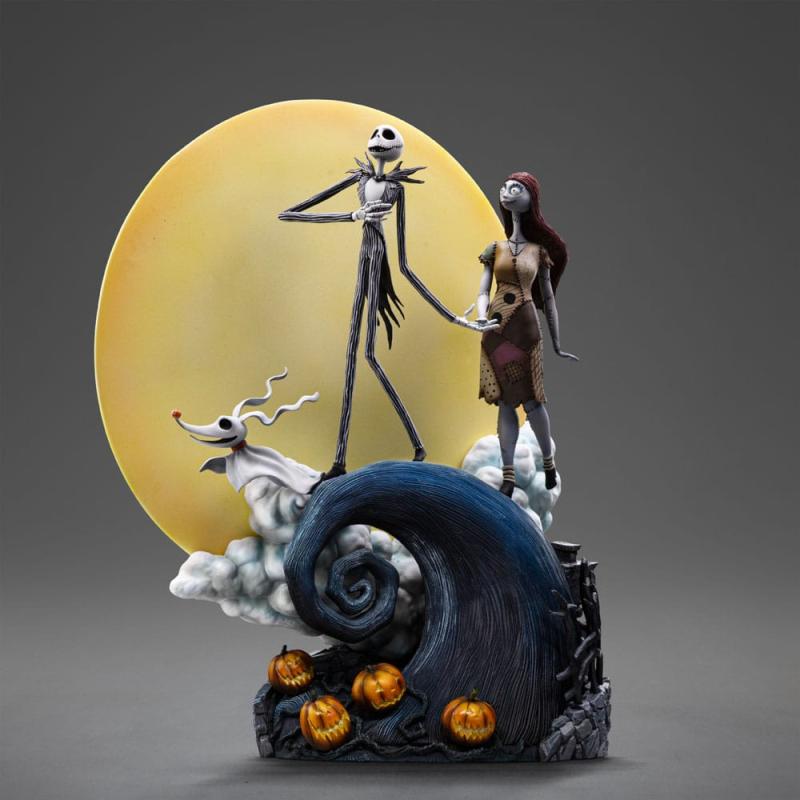 Nightmare before Christmas Deluxe Art Scale Statue 1/10 Jack and Sally 39 cm 1