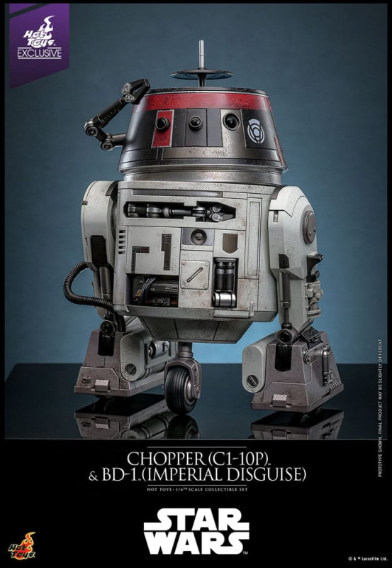Star Wars Action Figure Set 1/6 Chopper (C1-10P&trade;) & BD-1&trade; (Imperial Disguise) 18 cm & 8 12
