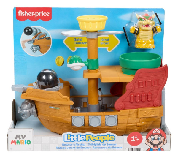My Mario Little People Playset Bowser's Airship 4