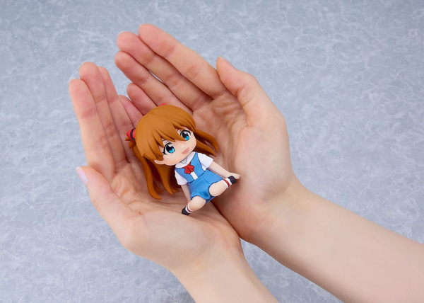 Rebuild of Evangelion Rubber Mascot Nendroid Plus Mini Figure Asuka Shikinami Langley 8 cm 2