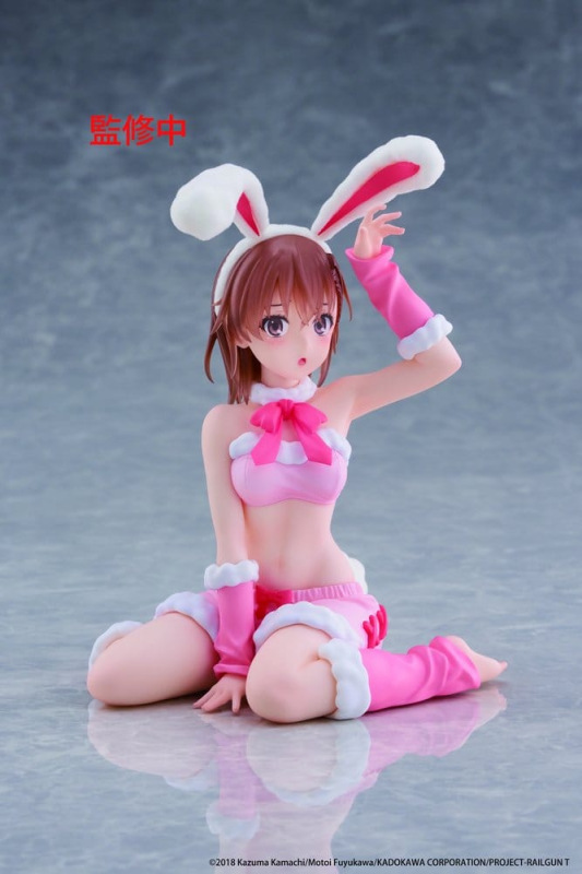 A Certain Scientific Railgun Moflock PVC Figure Mikoto Misaka (Fluffy Bunny Ver.) 13 cm 7
