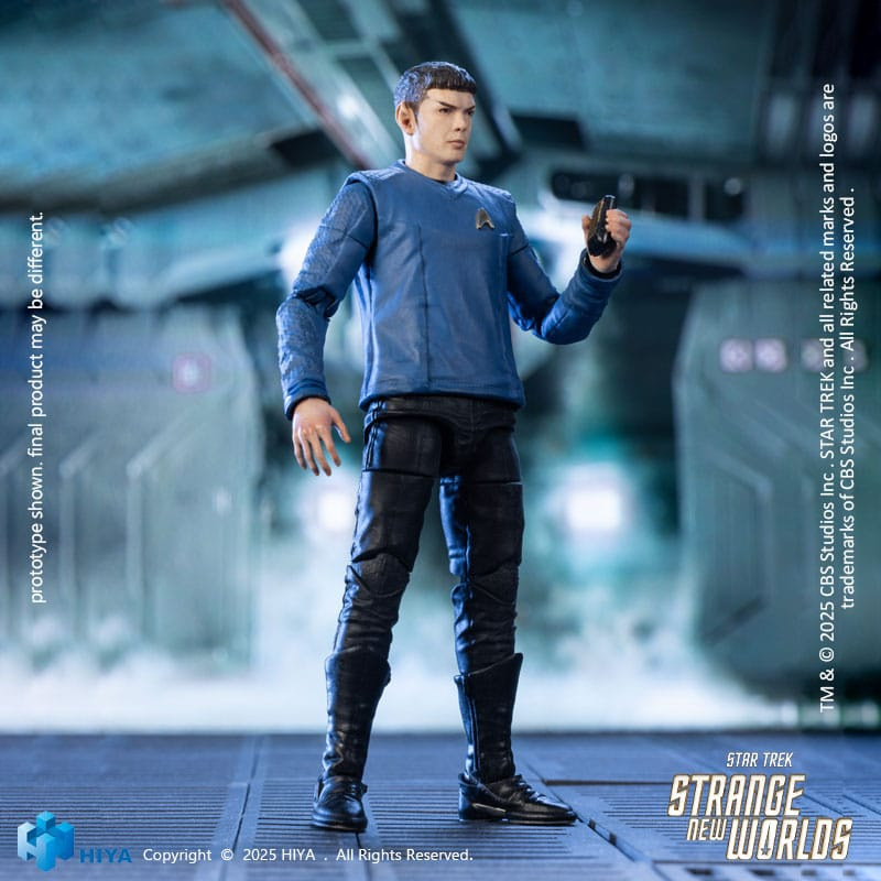Star Trek Strange New Worlds Exquisite Mini Series Actionfigur 1/18 Spock 11 cm 5