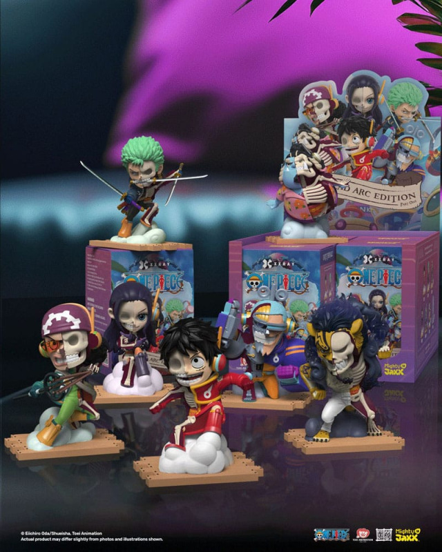 One Piece XXRAY 4 inch Vinyl Figure Egghead Arc Series Part 1 Blind Box Display (6) 4