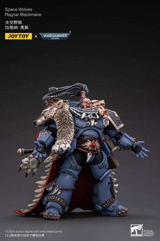 Warhammer 40k Action Figure 1/18 Space Wolves Ragnar Blackmane 13 cm 6