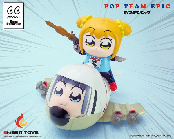 Pop Team Epic Chibi Creature Vinyl Figures 2-Pack POPUKO & PIPIMI: Skeleton Competition Ver. 9