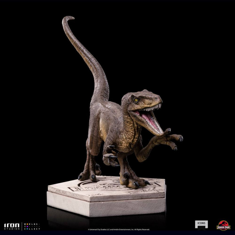 Jurassic World Icons Statue Velociraptor A 9 cm 6