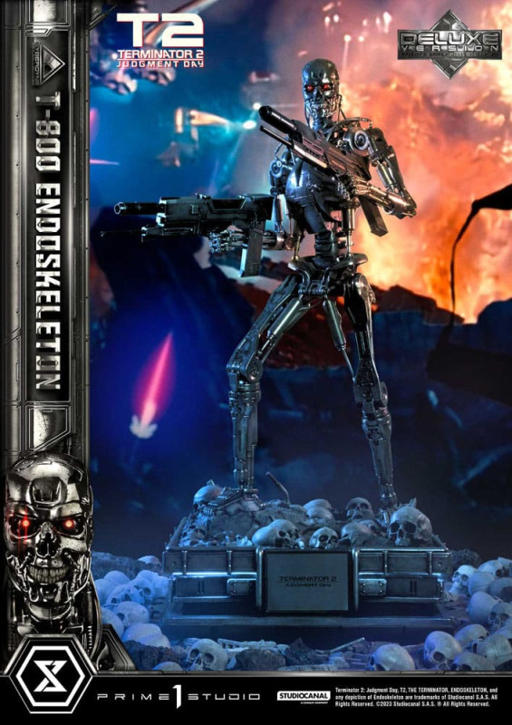 Terminator 2 Museum Masterline Series Statue 1/3 Judgment Day T800 Endoskeleton Deluxe Version 74 cm 5
