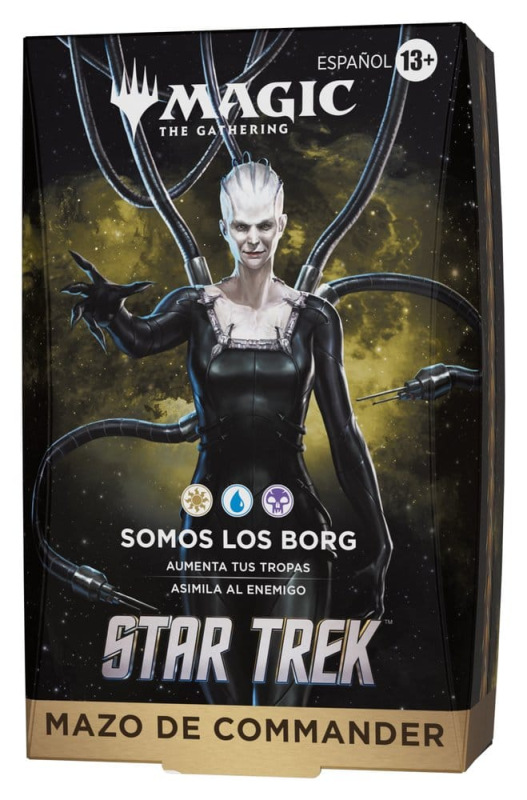 Magic the Gathering Star Trek Commander Decks Case (4) spanish 4