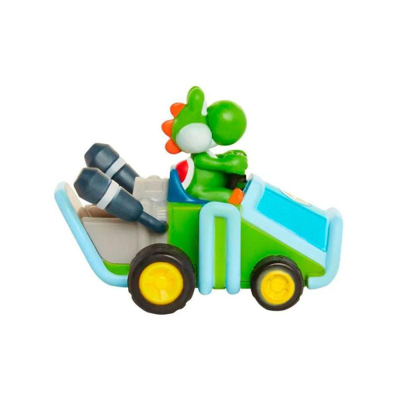 World of Nintendo Super Mario Kart Pullback Vehicles with Figures Wave 1 Assortment (12)