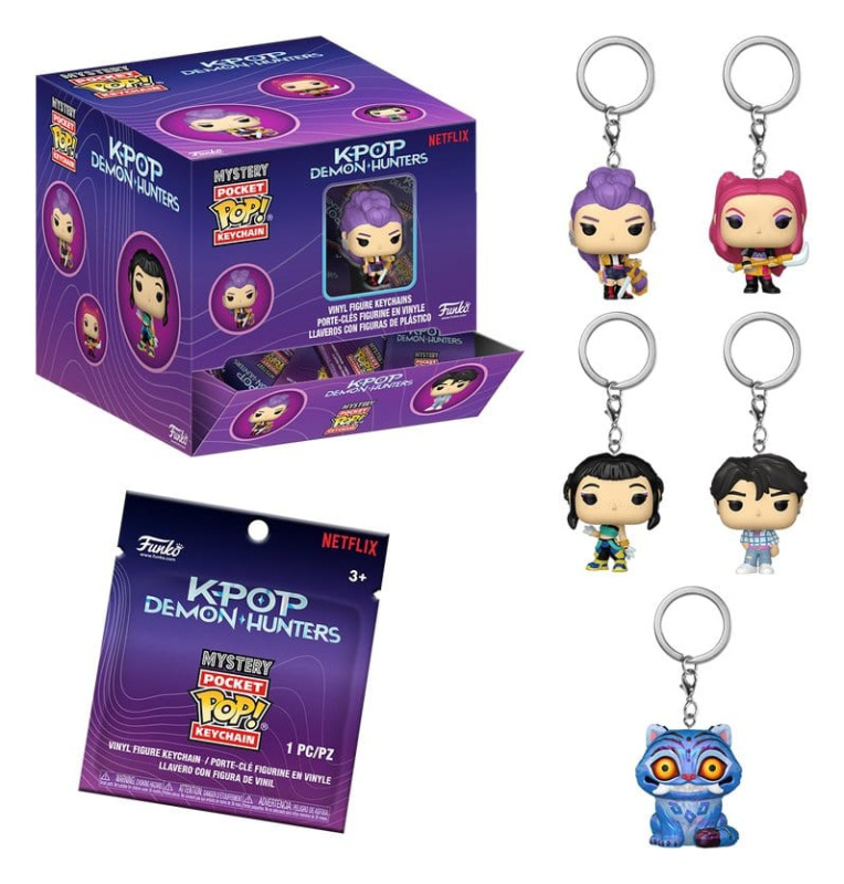 KPOP Demon Hunters POP! Keychain Blind Box PDQ Display (12) 1