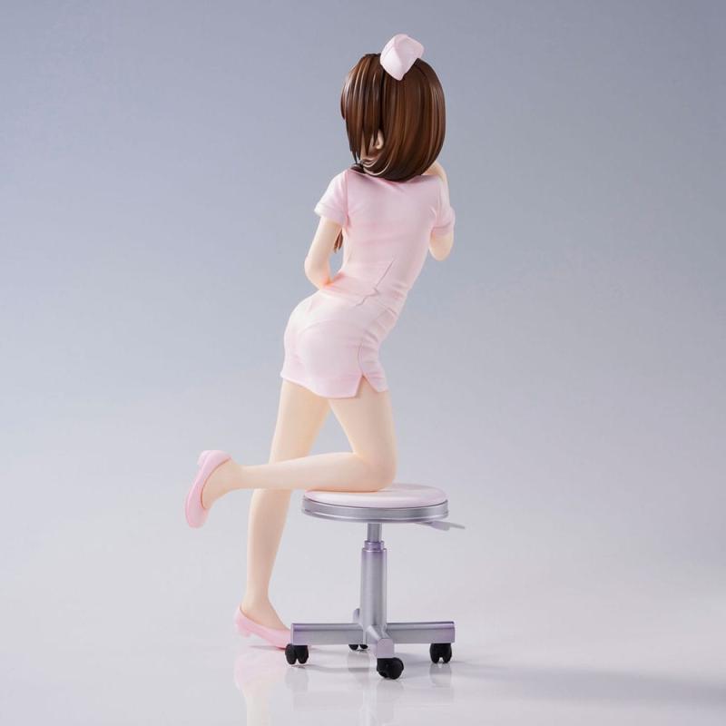 To Love-Ru Darkness Statue PVC Mikan Yuki Nurse Cos 25 cm