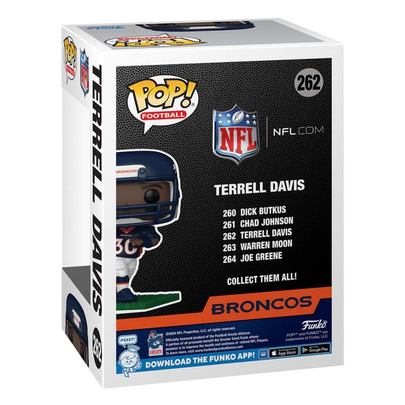 NFL: Legends POP! Sports Vinyl Figure Broncos- Terrell Davis 9 cm 2