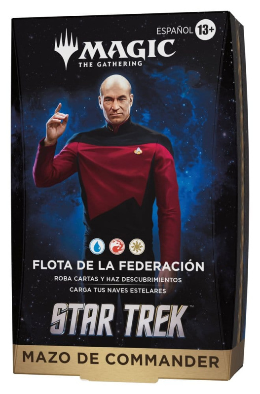 Magic the Gathering Star Trek Commander Decks Case (4) spanish 1