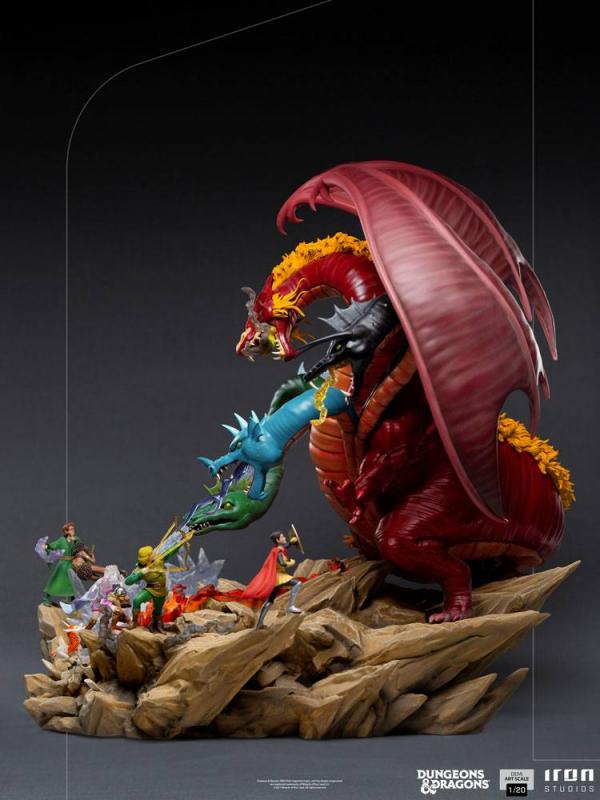 Dungeons & Dragons: Tiamat Battle 1/20 Demi Art Scale Statue - Iron Studios