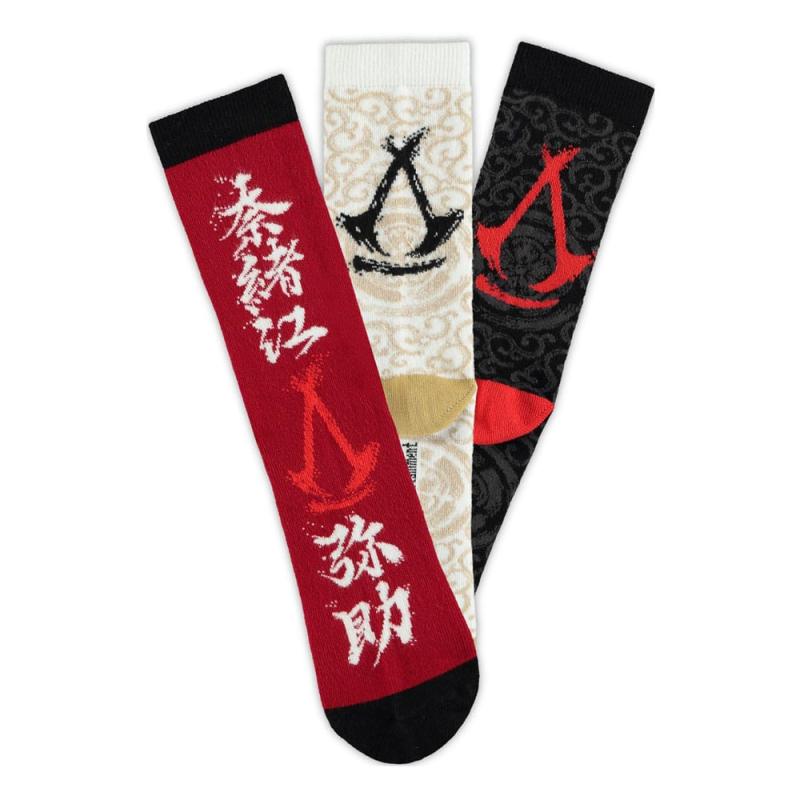 Assassin´s Creed Shadows Socks 3-Pack Crew 39-42