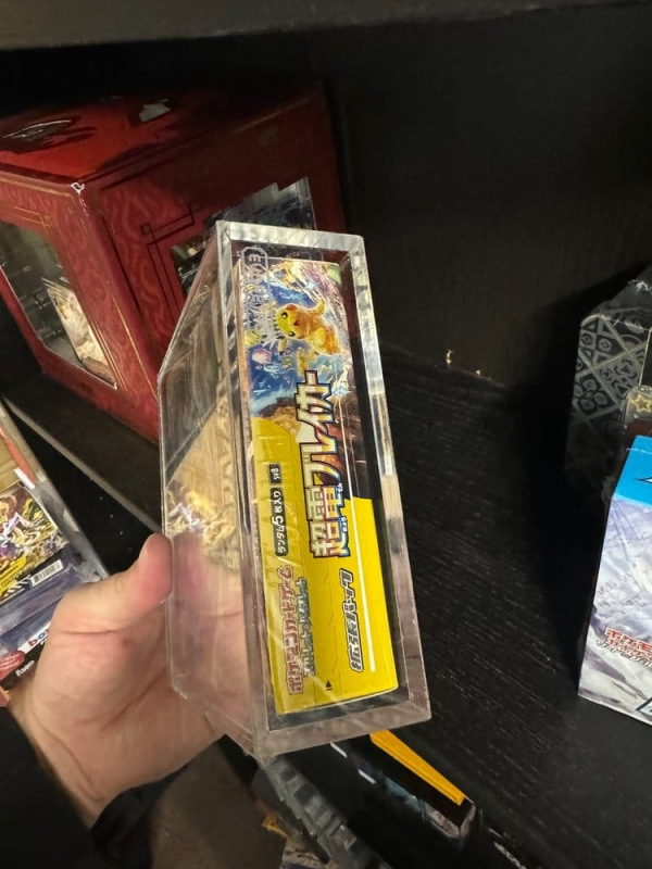 Evoretro Acrylic Display Case for Pokémon Large Japanese Booster Box 10