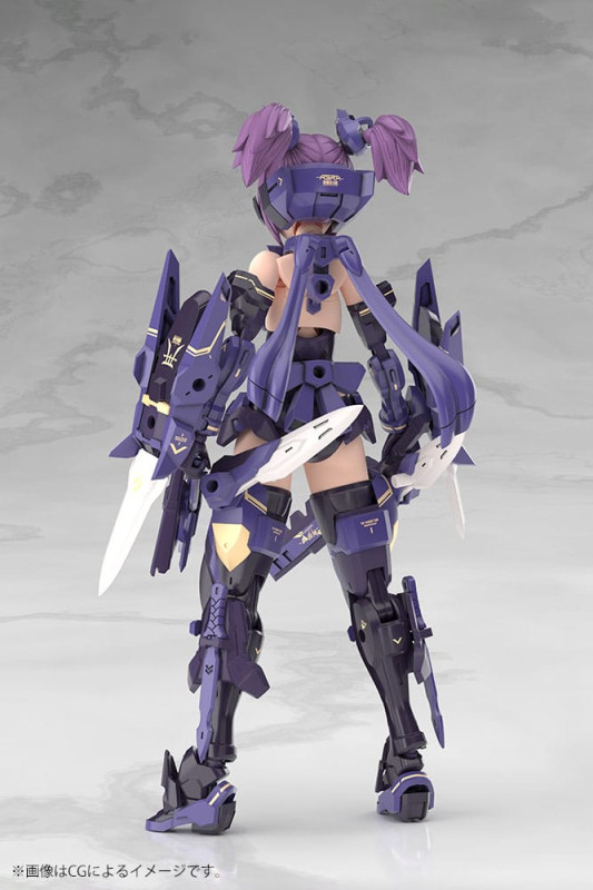Megami Device Plastic Model Kit 1/1 Asra Ninja Kaname Shadow Edition Full Package 14 cm 3