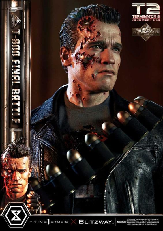 Terminator 2 Museum Masterline Series Statue 1/3 T-800 Final Battle Deluxe Version 75 cm 2