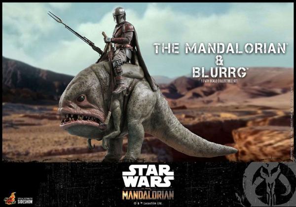 Star Wars The Mandalorian Action Figure 2-Pack 1/6 The Mandalorian & Blurrg 37 cm