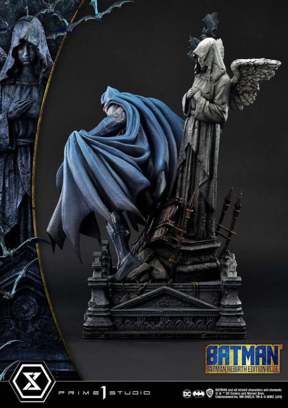 Batman Ultimate Premium Masterline Series Statue 1/4 Batman Rebirth Edition Blue Deluxe Version 71 c