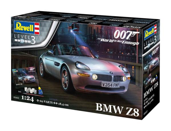 James Bond Model Kit Gift Set 1/24 BMW Z8 (The World Is Not Enough)