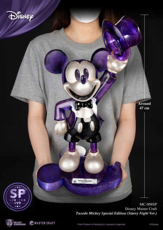Mickey Mouse Master Craft Statue 1/4 Tuxedo Mickey Special Edition Starry Night Ver. 47 cm 7