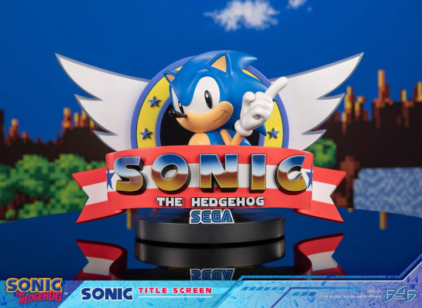 Sonic the Hedgehog Statue Sonic Title Screen 21 cm 8