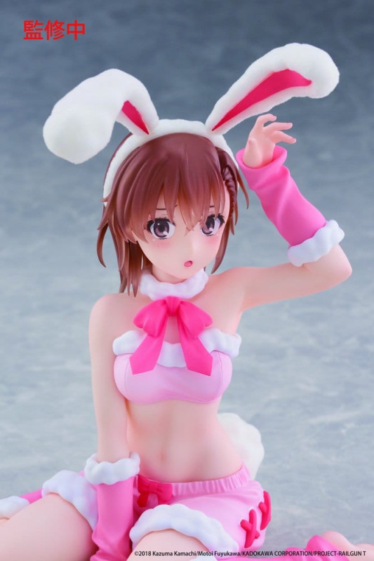 A Certain Scientific Railgun Moflock PVC Figure Mikoto Misaka (Fluffy Bunny Ver.) 13 cm 4