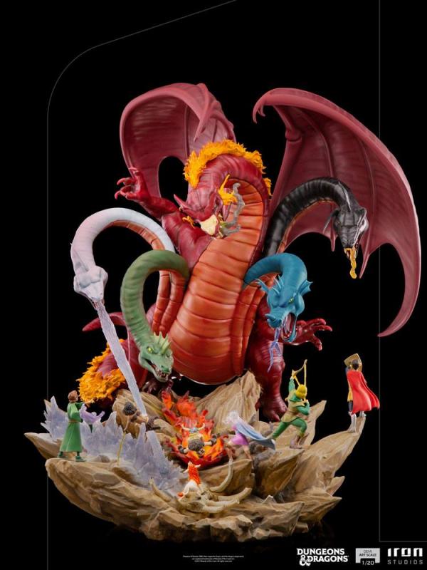 Dungeons & Dragons: Tiamat Battle 1/20 Demi Art Scale Statue - Iron Studios