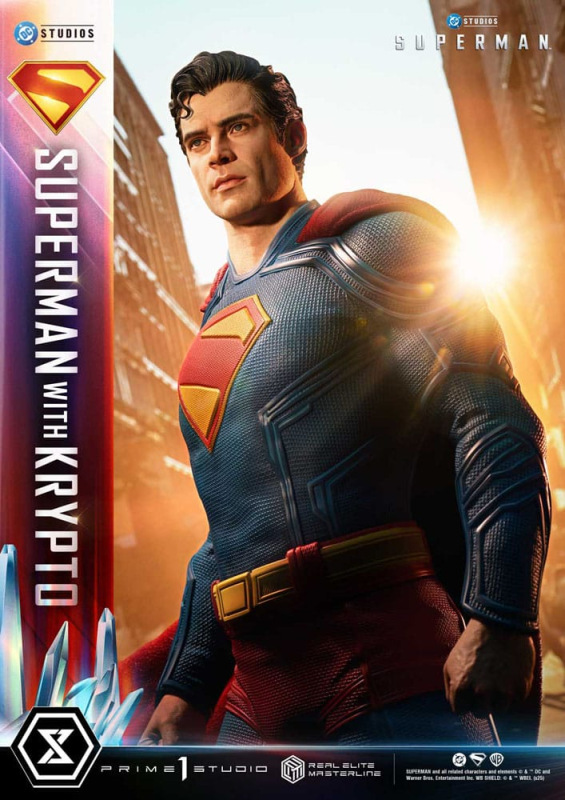 Superman (2025) Real Elite Masterline Series Statue 1/3 Superman with Krypto Bonus Version 95 cm 10