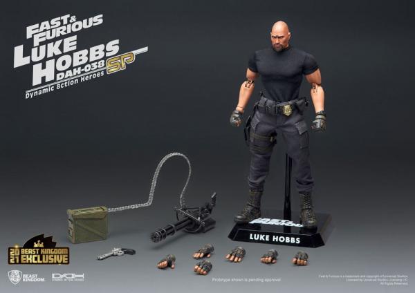 Fast & Furious: Luke Hobbs 1/9 Dynamic 8ction Heroes Action Figure - Beast Kingdom Toys