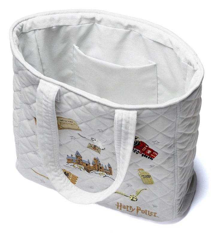 Harry Potter Tote Bag Embroidered Icons Velvet 2