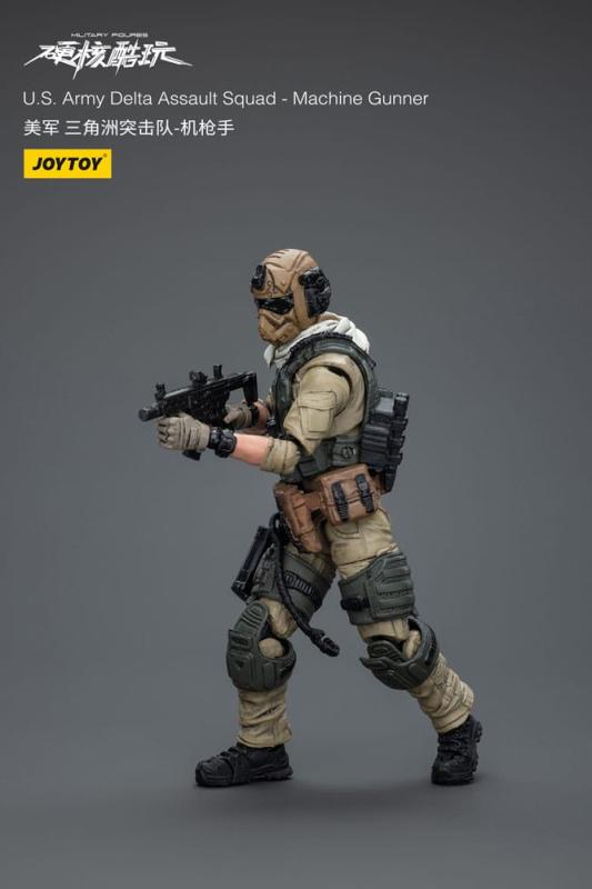 Hardcore Coldplay Action Figure 1/18 U.S. Army Delta Assault Squad Machine Gunner 11 cm 3