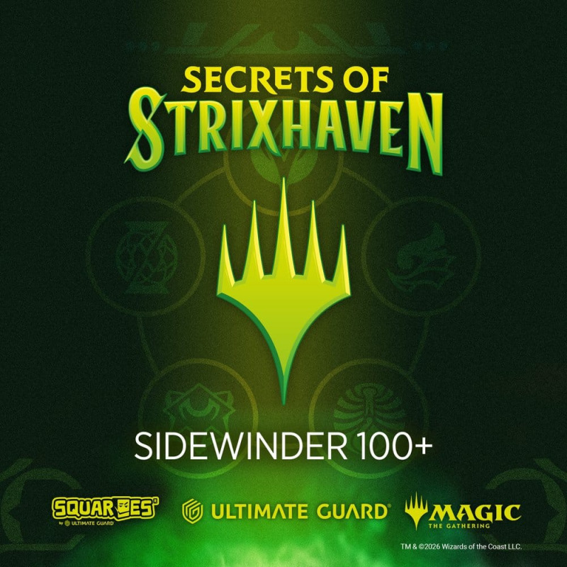 Ultimate Guard Sidewinder 100+ Xenoskin Magic: The Gathering "Secrets of Strixhaven" - Blue Rare (Al