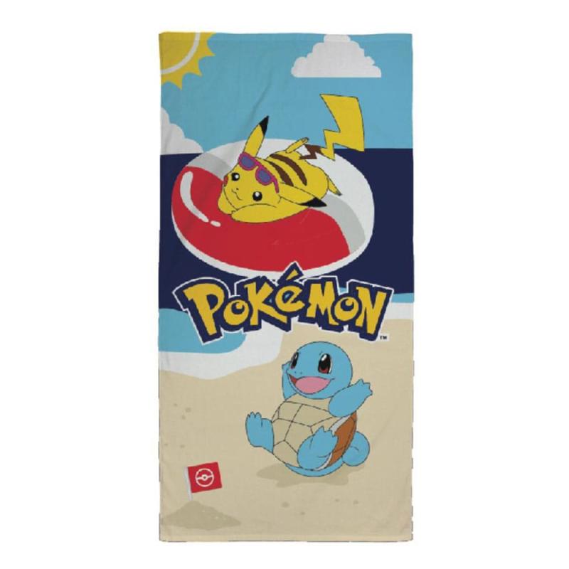 Pokemon Towel Pikachu, Schiggy 70 x 140 cm