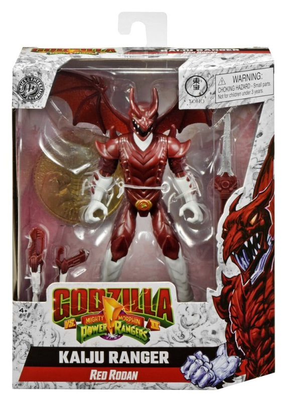 Mighty Morphin Power Rangers x Godzilla Action Figure Red Rodan 1