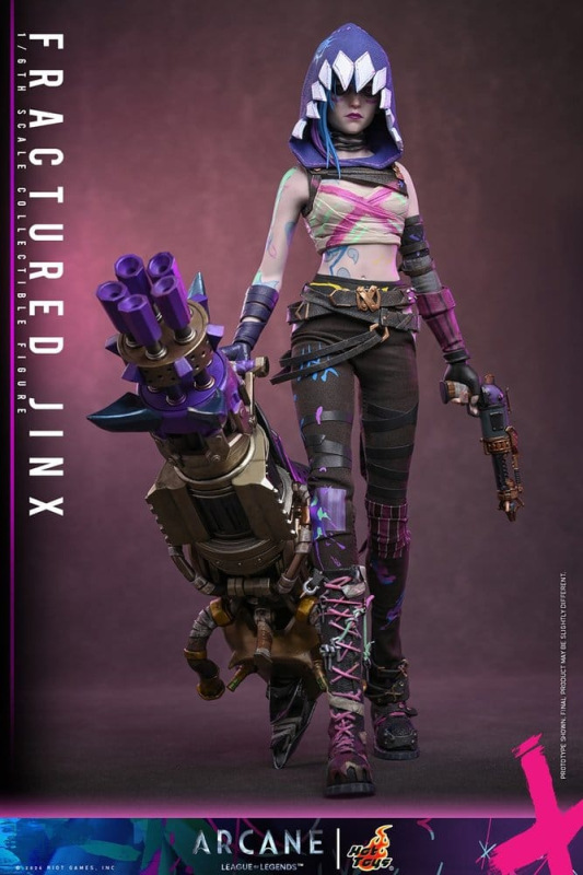 Arcane Action Figure 1/6 Fractured Jinx 28 cm 12