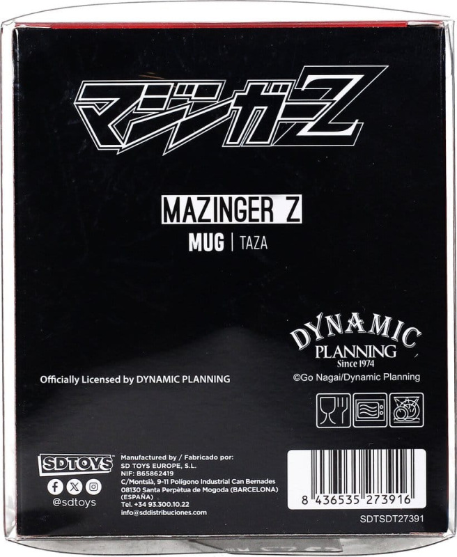 Mazinger Z Mug Red Logo 1
