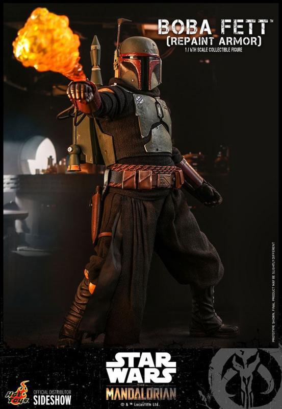 Star Wars The Mandalorian: Boba Fett (Repaint Armor) 1/6 Action Figure - Hot Toys