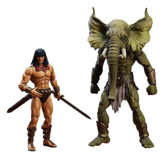 Conan the Barbarian Epic H.A.C.K.S. Action Figures The Tower of the Elephant Set: Young Conan and Ya