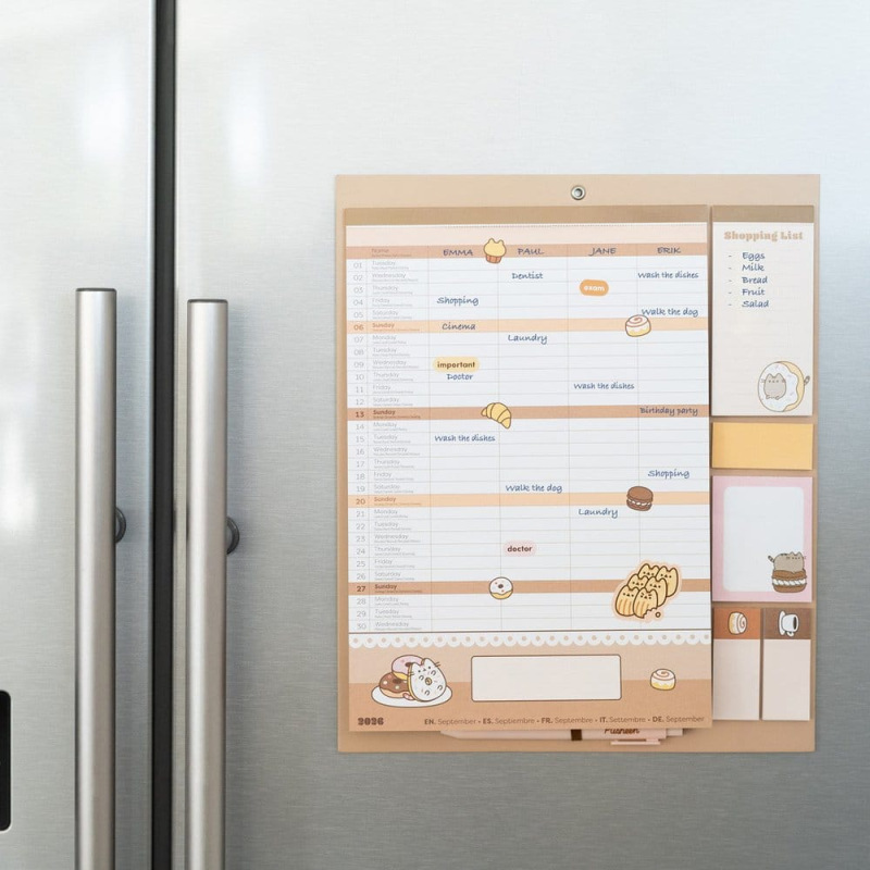 Pusheen Magnetic Planner 2026/27 30 x 35 cm 1