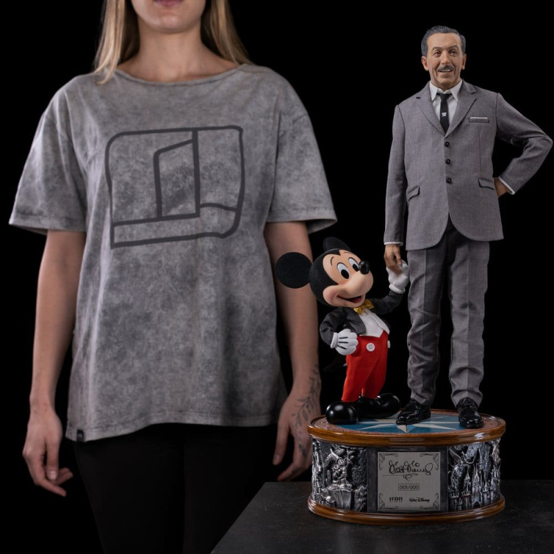 Disney Classics Legacy Replica Statue 1/4 Walt Disney & Mickey Mouse 59 cm 12