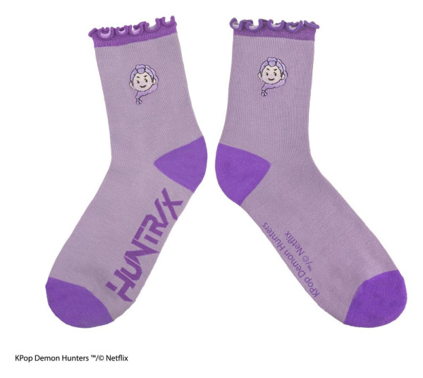 KPop Demon Hunters Socks Set of 3 HUNTR/X 5