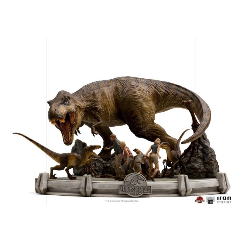 Jurassic Park: The Final Scene - Demi Art Scale Statue 1/20 - Iron Studios