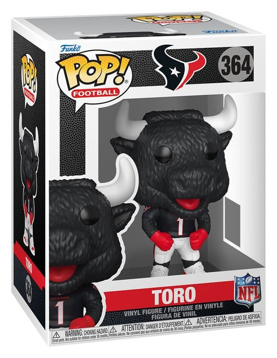 NFL POP! Vinyl Figure Mascots: Texans- Toro 9 cm 1