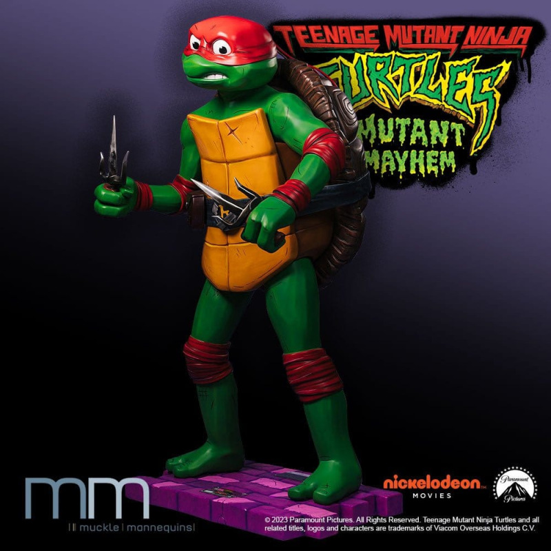 Teenage Mutant Ninja Turtles: Mutant Mayhem Life-Size Statue Raphael 178 cm 2