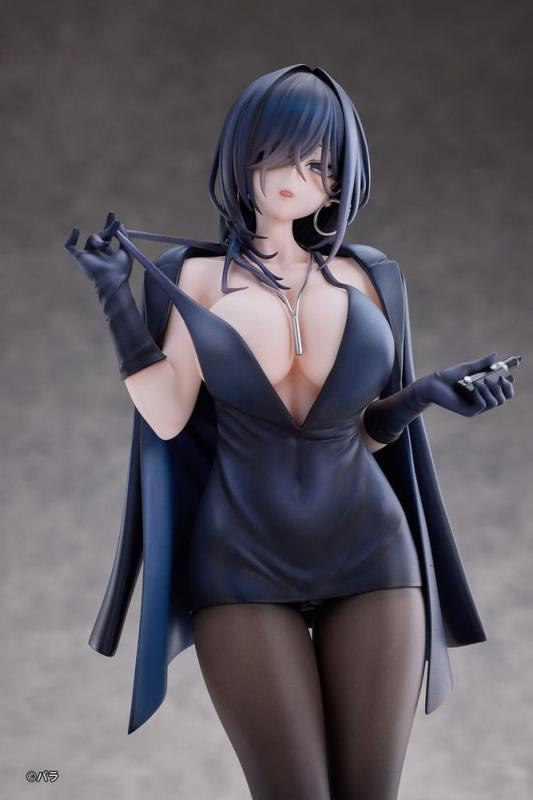 Original Character PVC Statue 1/6 Ishimi Yokoyama Black One-piece Dress Ver. illustration by Bara 28