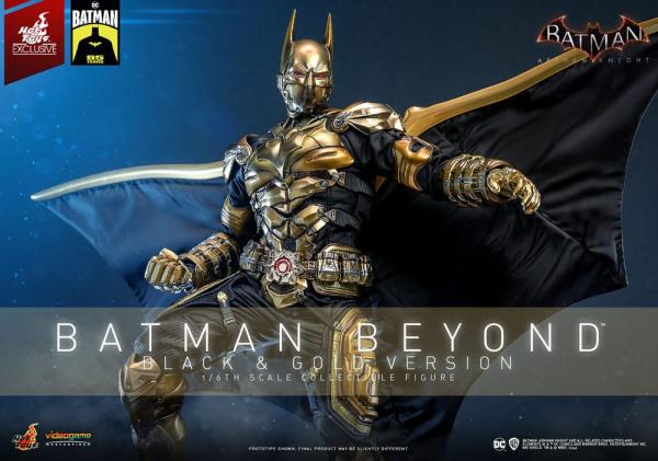 Batman: Arkham Knight Videogame Masterpiece Action Figure 1/6 Batman Beyond (Black & Gold Version) 3 5